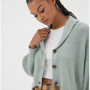 Urban Outfitters Sage Green Knit Cardigan